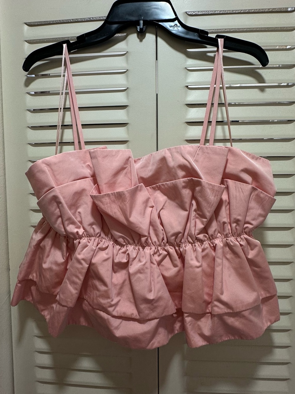 Zara Pink Ruffle Layered Cami Top